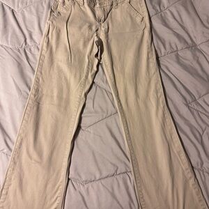 UNIONBAY Womens Beige Boot Cut Pants